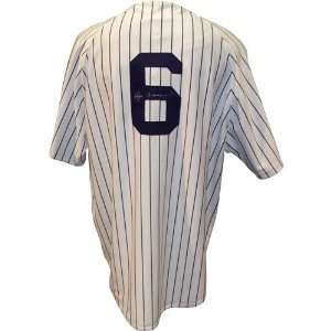 Joe Torre Autographed New York Yankees Pinstripe #6 Jersey 