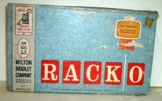 Racko 1961 Milton Bradley Complete, Original Game, Vintage  