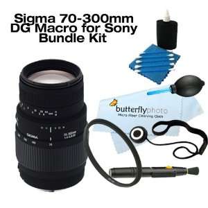  Sigma 70 300mm DG MACRO SLR Lens For Sony SLR Cameras with 