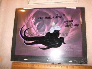 this one of a kind cel is all hand painted and