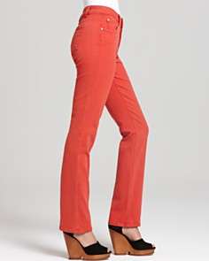 Miraclebody by Miraclesuit Katie Straight Leg Jeans in Red