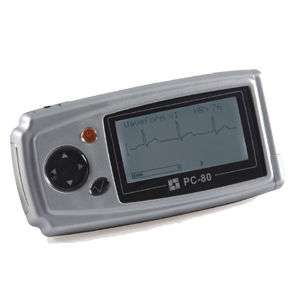 handheld portable palm EKG/ECG monitor PC 80A PC80A WITH CARRYING CASE 