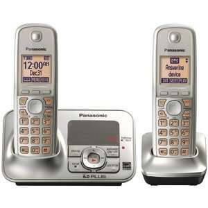   Cordless Phone 2 Handsets Message Counter Tone Equalizer Electronics