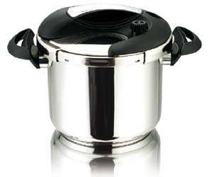   Deluxe pressure cooker and the efficiency of induction cooking
