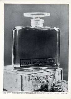 CARON   NAIMEZ QUE MOI Perfume Ad   1927  