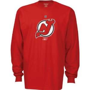 New Jersey Devils Toddler Team Logo Long Sleeve Tee  