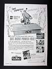 DeWalt Power Tools GW I Radial Arm Saw 1955 print Ad advertisement