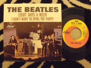   Days a Week CAPITOL RECORDS 45rpm SINGLE + NM  Picture Sleeve  