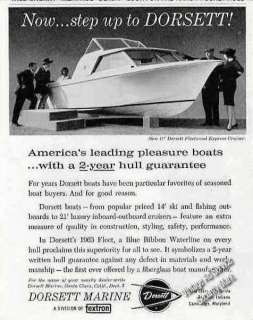 1962 Dorsett 17 Fleetwood Express Cruiser Boats Ad  