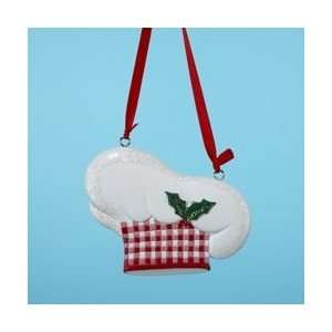  Club Pack of 12 Chef Hat with Holly Leaf Christmas 