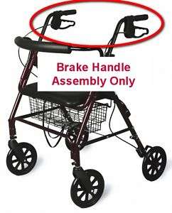   Handle Assembly with Grip/Brake/Cable for MDS86800XW Rollator  