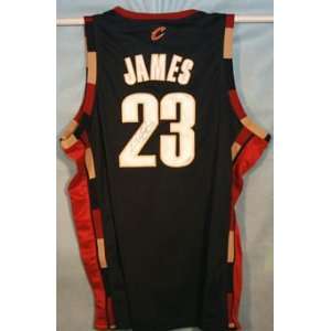 Signed Lebron James/Autographed Cavs Jersey #3  Sports 