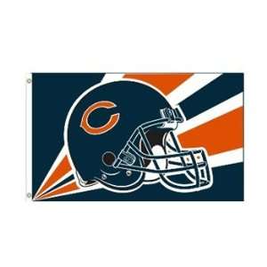   Chicago Bears Nfl Helmet Design 3X5 Flag Bsi Products Sports