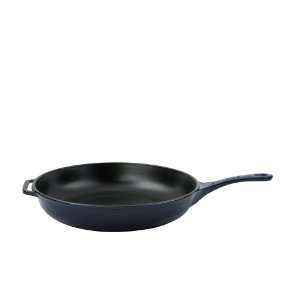  World Cuisine Blue Cast Iron Frying Pan, Dia. 11   No Lid 