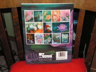 Bob Ross w/ Kowalski Painting Flowers 2 BOOK Pictures  