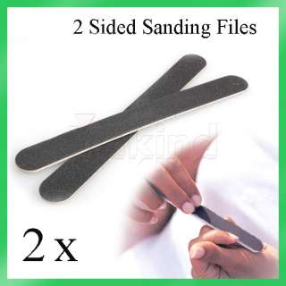   Sanding Nail File Buffing Sandpaper Nail Art Tool Double Side  