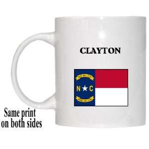  US State Flag   CLAYTON, North Carolina (NC) Mug 