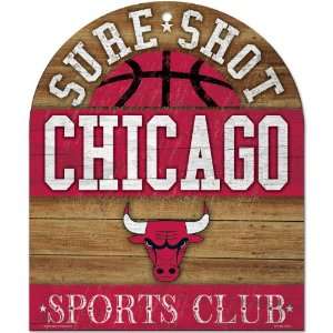    Wincraft Chicago Bulls Sports Club Wood Sign
