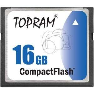  TOPRAM 16GB 16G CF CompactFlash Card Electronics