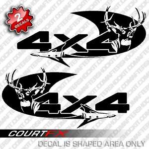 4x4 Deer Archery Arrow Truck Decal  