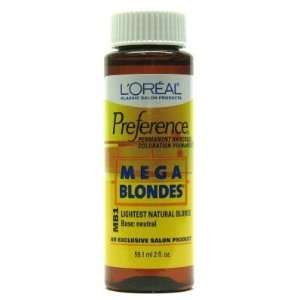   Mega Blonde Light Natural Blonde (3 Pack) with Free Nail File Health