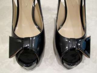 Guess SAARAH Black Bow Pumps Shoes Slingbacks Heels New All Sizes NEW 