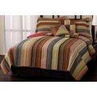 Pem America Retro Chic Red King Quilt with 2 Shams