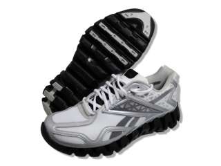 REEBOK Men Shoes Zig Sonic White Grey Black Running Shoes  