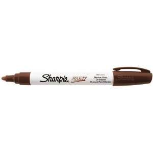  Sharpie Paint Pen (Oil Based)   Color Brown   Size 