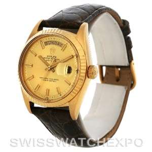 Rolex President Vintage 18k Yellow Gold Watch 1803 Year 1969  
