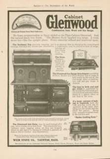 1910 Glenwood Stoves & furnaces Taunton, Mass. AD  