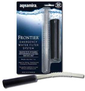 Frontier Emergency Survival Water Filter Straw  