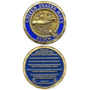  US Navy ETHOS Challenge Coin 