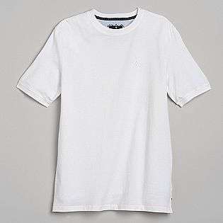 Crewneck Tee  Tartan Blu by Russell Simmons Clothing Mens Shirts 
