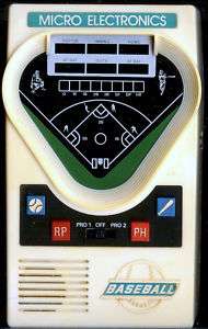 MICRO ELECTRONIC BASEBALL handheld game. In perfect working condition 