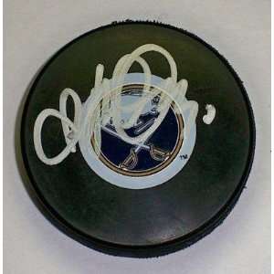  Ryan Miller Autographed Puck   NHL TEAM USA   Autographed 