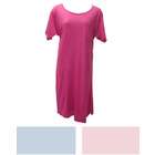 Revelations Pack of 3 Short Sleeve Shades of Pinks Cotton Nightgowns 