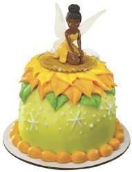 DECOPAC AFRICAN AMERICAN FAIRY SMALL DOME CAKE TOPPER CLEAR WINGS 