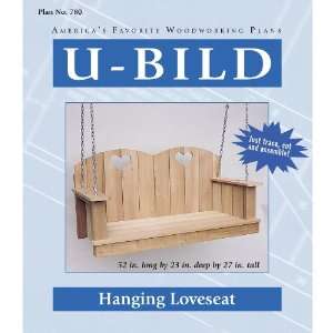  Hanging Loveseat, Plan No. 780 (Woodworking Plan)