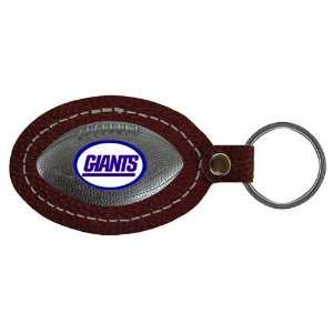New York Giants NFL Football Key Tag (Leather)