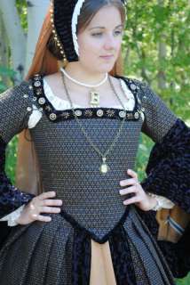Tudor SCA Boleyn Renaissance Dress gown costume CUSTOM  