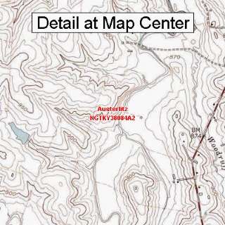  USGS Topographic Quadrangle Map   Austerlitz, Kentucky 