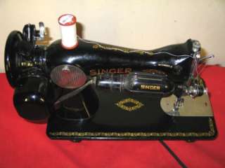   STRENGTH SINGER 15 91 SEWING MACHINE, Gear Driven w/accessories  