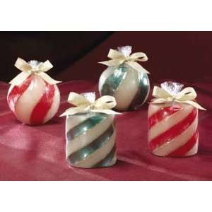 Christmas Candy Cane Candle Set (S33547 NE)*