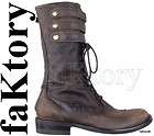 Authentic Belstaff Stoke Wax Cotton Boots Shoes EU 40