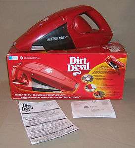   IS/USED* Dirt Devil BD10125 Gator 15.6 Volt Cordless Handheld Vacuum