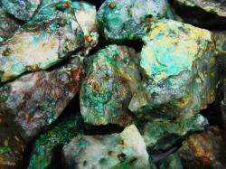 1000 Carat Lots of Unsearched Natural Chrysocolla Rough  