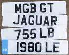 british license plates  