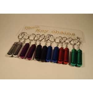   Pill Container Key Chains on Display Card Case Pack 120 Automotive