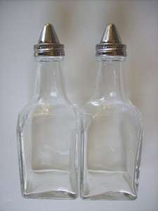 Glass Oil & Vinegar Cruet Set New  Cruets  